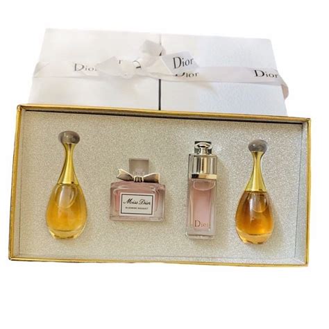 christian dior mini perfume set|dior mini fragrance gift set.